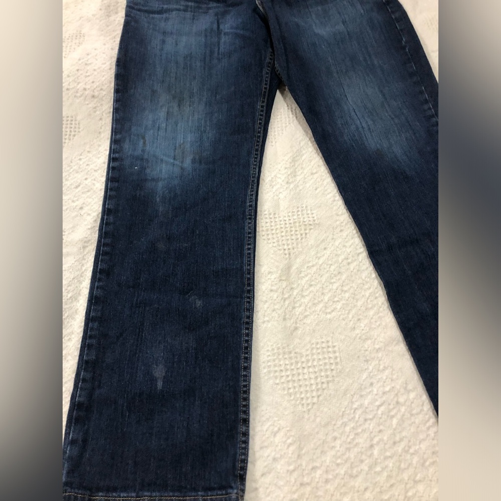Carhartt Men’s Dark Blue Denim Relaxed Jeans - Picture 3 of 7
